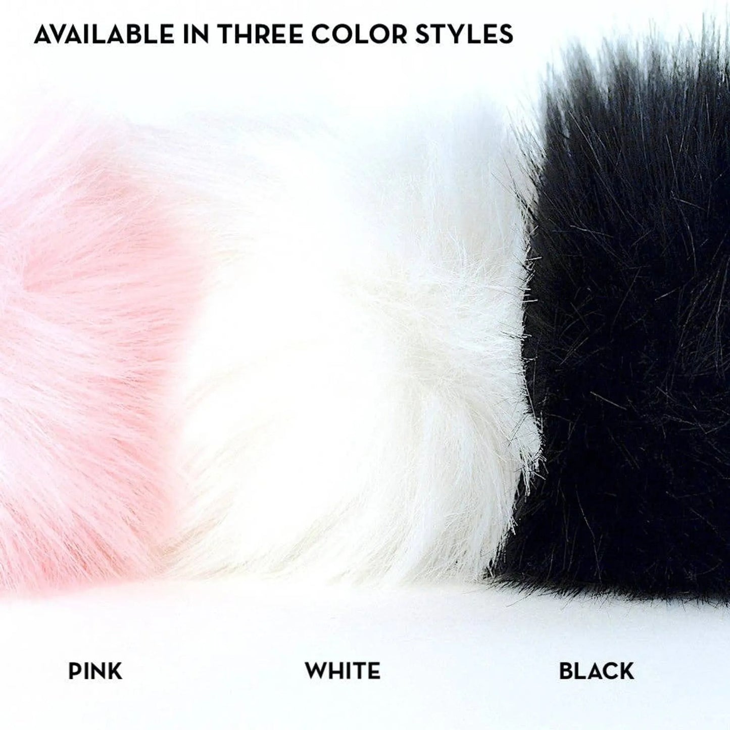 Sparkle Bunny Tail Plug - 3 Colors