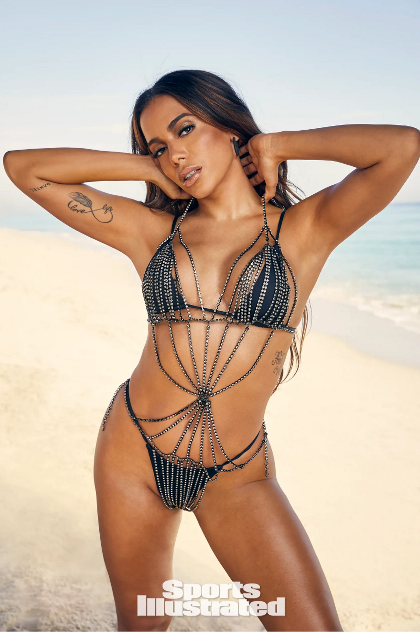 Anitta Black  Bikini set SI - Pack Of: 1 | Coverage: Brazilian