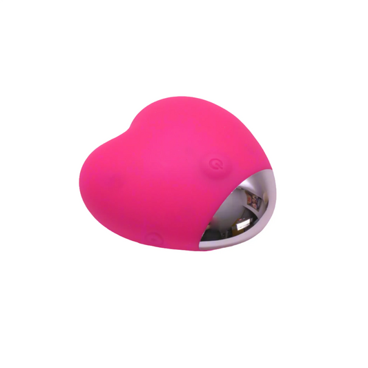 Wild at Heart Silicone External Heart Shaped Vibe