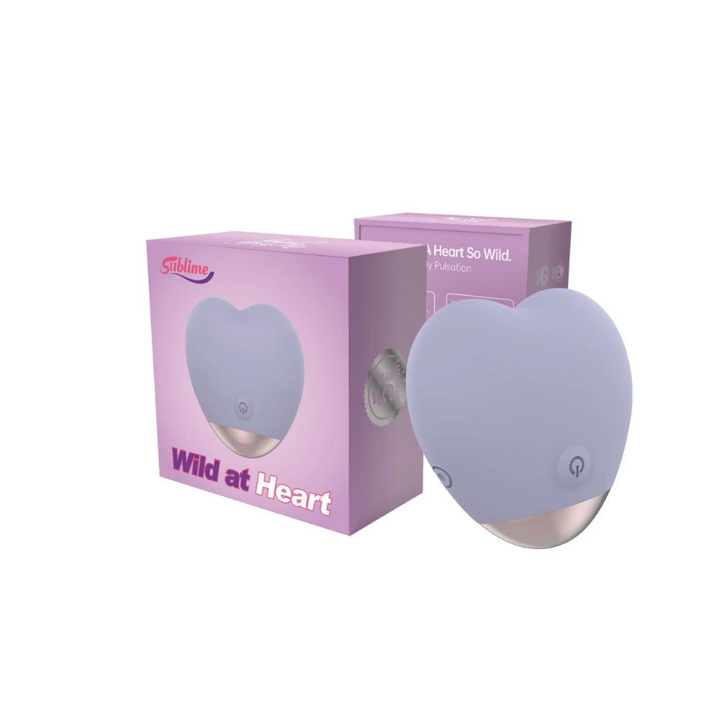 Wild at Heart Silicone External Heart Shaped Vibe