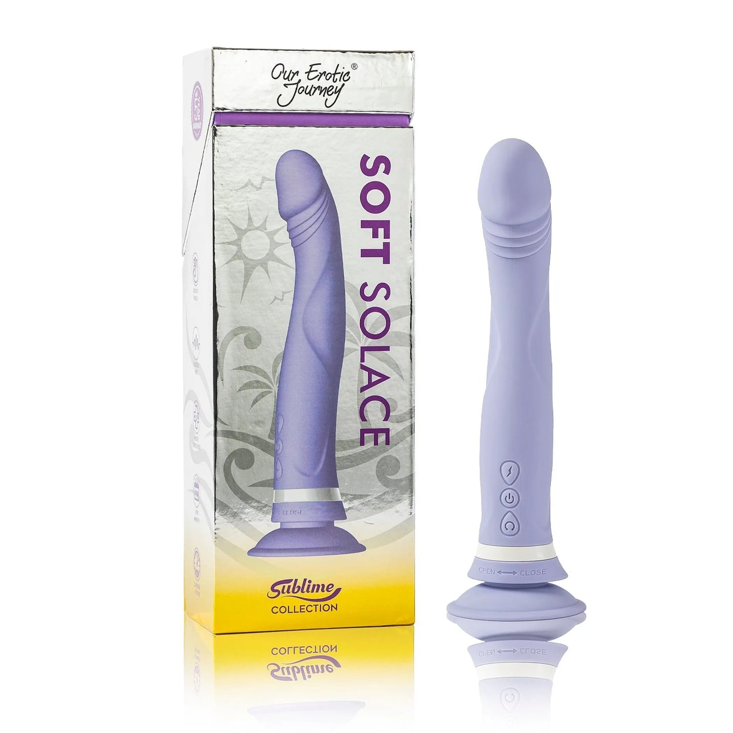 Soft Solace Vibrator with Detachable Suction Cup