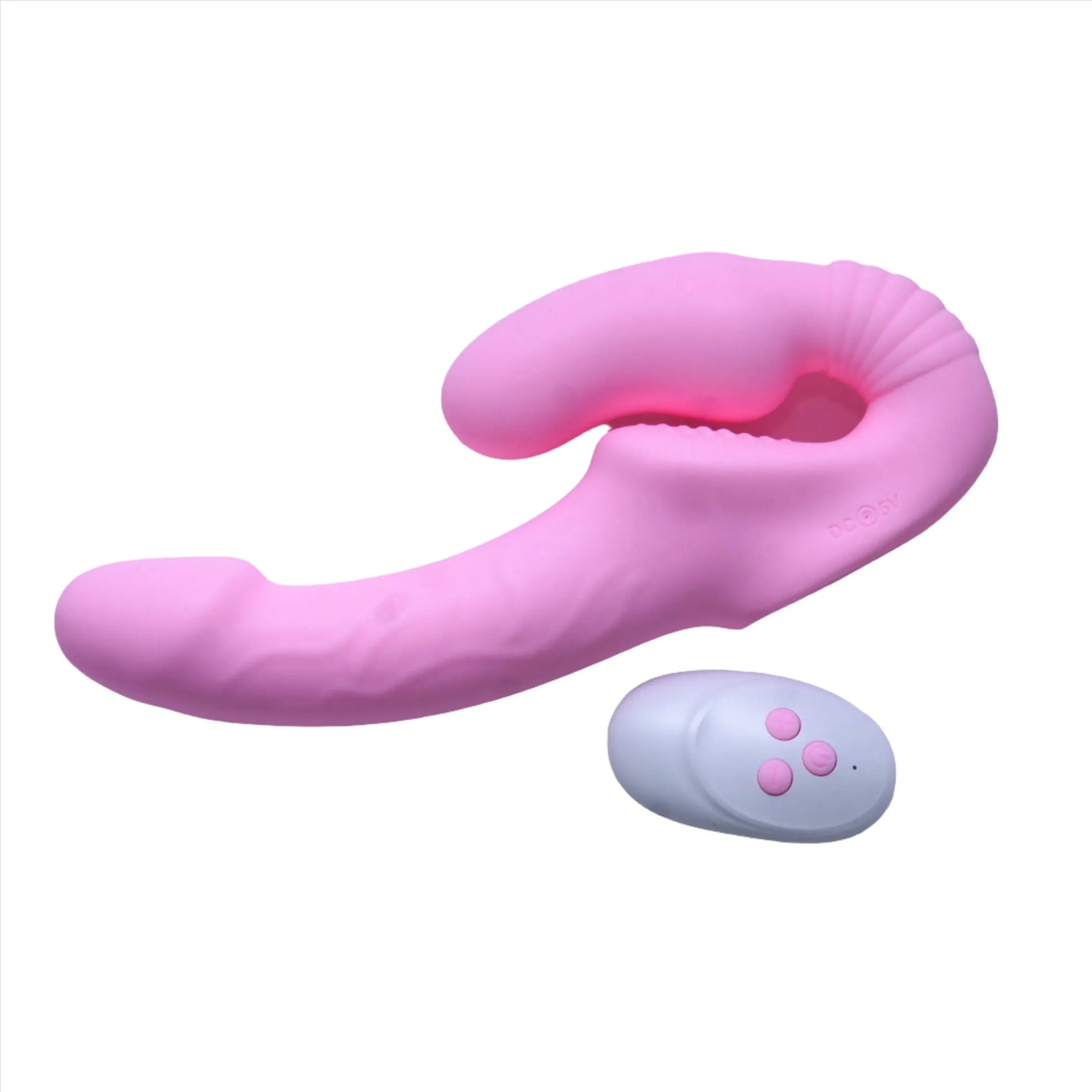 Togetherness Silicone Strapless Strap-on with Remote Control